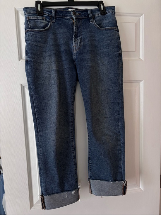 Kensie Denim - Kensie Medium Blue Straight-Leg Jeans size 8/29